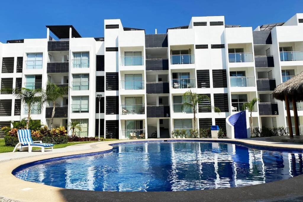 ¡Nuevo! Hermoso Departamento Con Alberca. มานซานิโญ ภายนอก รูปภาพ