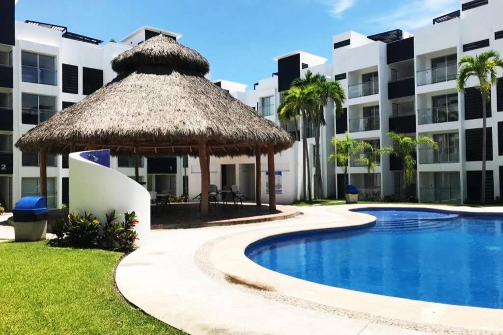 ¡Nuevo! Hermoso Departamento Con Alberca. มานซานิโญ ภายนอก รูปภาพ